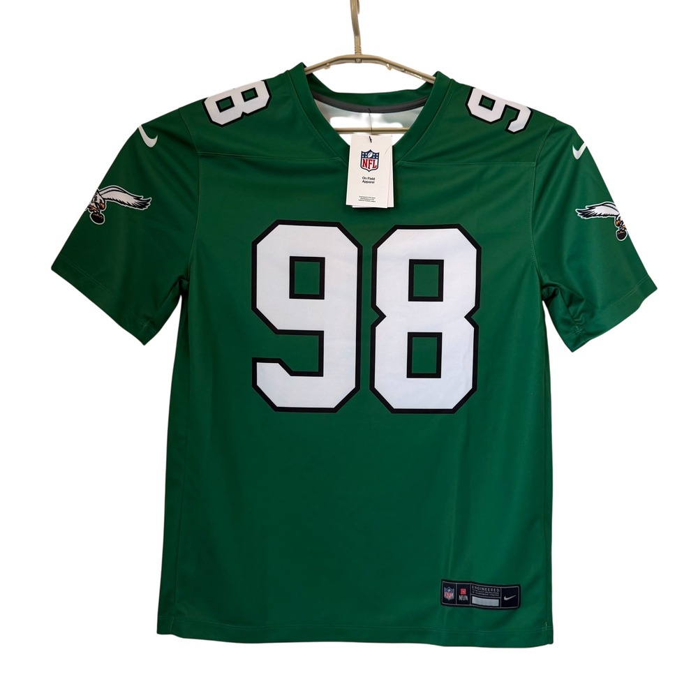 Nike Jalen Carter Philadelphia Eagles Jersey‎ Medium Green NFL 98 NEW 94NM-86F - Picture 4 of 14